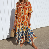 Talina – Elegantiška boho stiliaus liekninanti suknelė