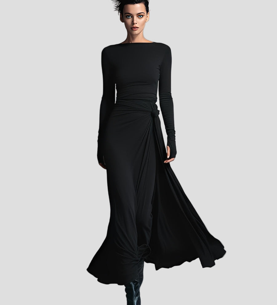 Anna - Elegantiška Suknelė iš Elastingos Medžiagos su Formuojančiu Efektu