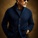 Wyler – Lengvas megztinis kardiganas su šalikiniu apykakle