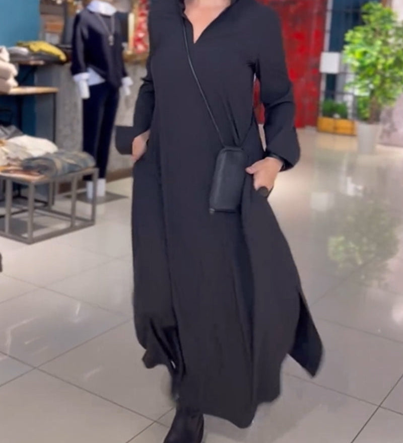 Evite - Ilga minkšta suknelė su elastanu