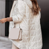 Elisa - Šiltas Paltas su Kapišonu