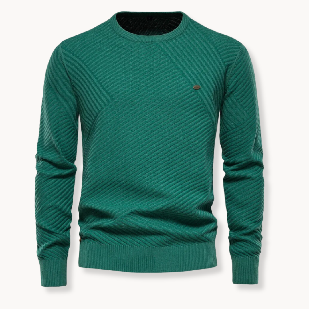 Miguel - Megztinis Su Apvalia Kaklo Linija