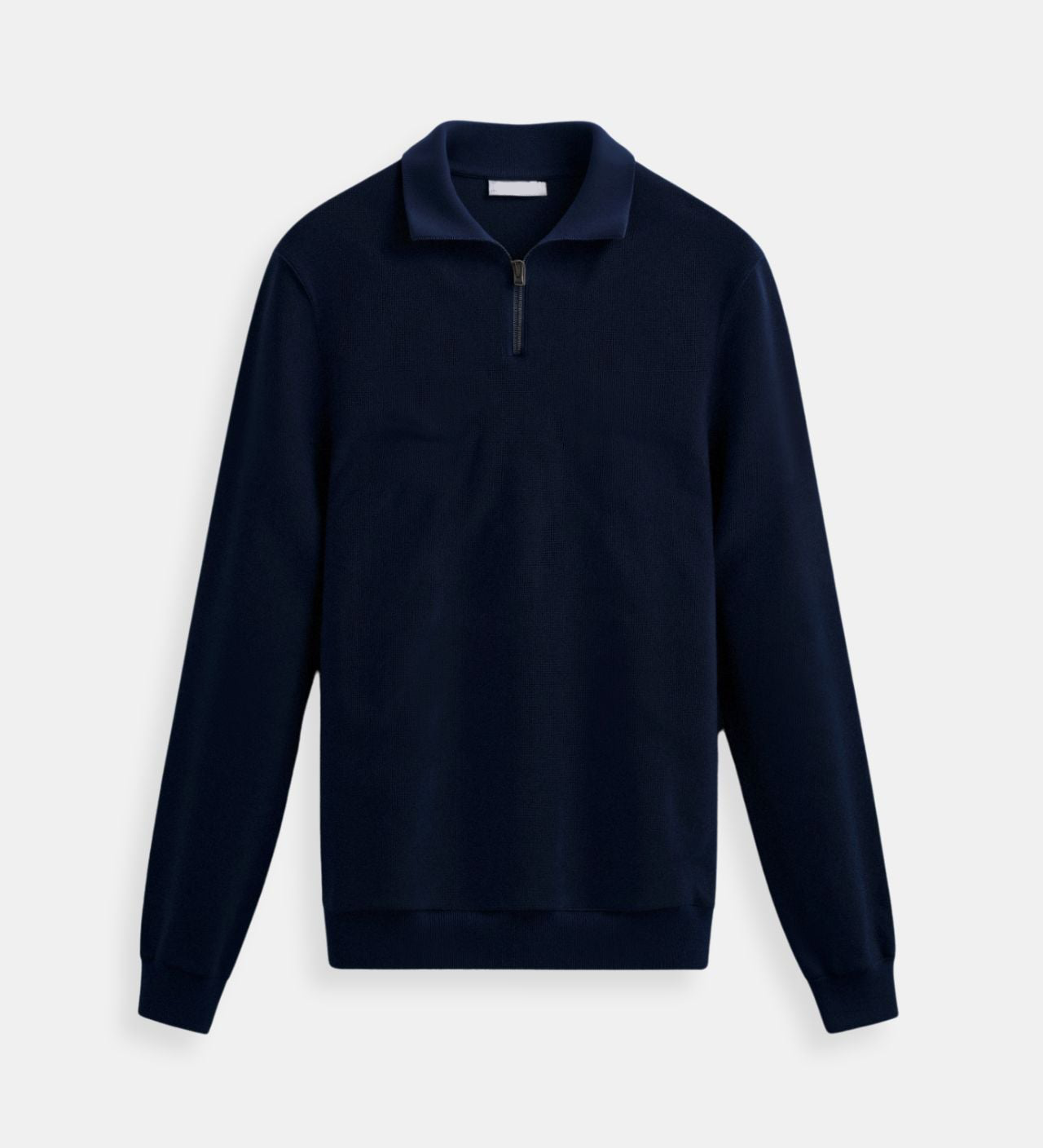 Megztinis su aukšta apykakle ir užtrauktuku