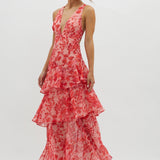 Filipa – Lengva midi suknelė su volanais