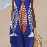 SOPHIE - SUKNELĖ SU ŽUVŲ RAŠTU