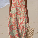 HAZEL - SUKIENKA SU GĖLIŲ RAŠTU RETRO STILIU