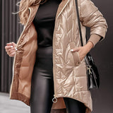 Elisa - Šiltas Paltas su Kapišonu