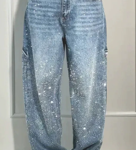 Karina – Džinsiniai kelnių moderniu kirpimu