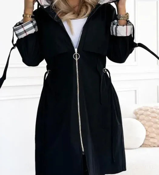 Orla - Vandeniui Atsparus ir Vėjo Nepralaidus Paltas su Užtrauktuku